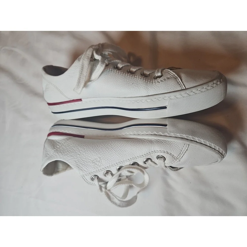 $400 PAUL GREEN Carly Low Top Sneaker leather LACE-UP SHOES 6.5 AUS Size 9 US - Picture 6 of 11